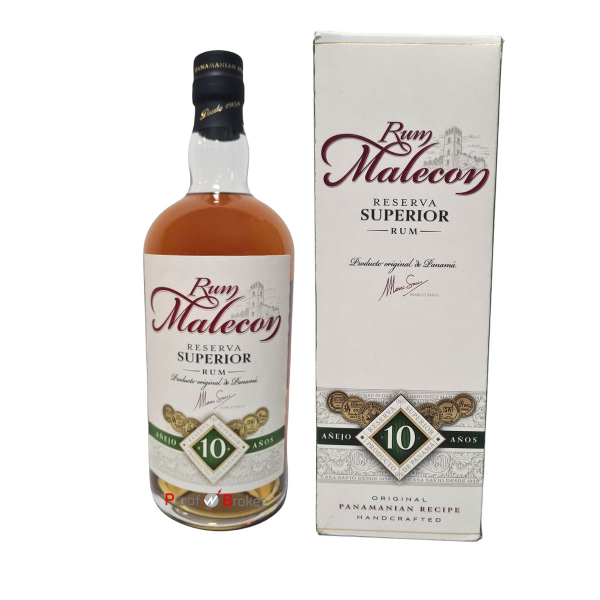 Malecon 10 Years Reserva Superior Rum 0,7 L