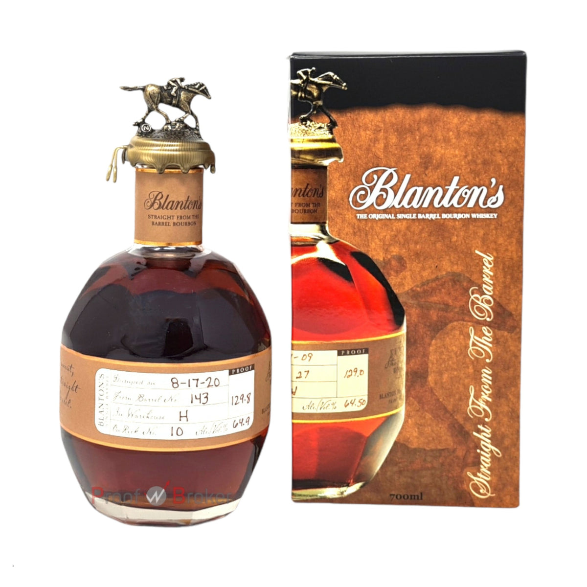 Blanton&#39;s Straight From The Barrel Bottled 2020 0,7 L