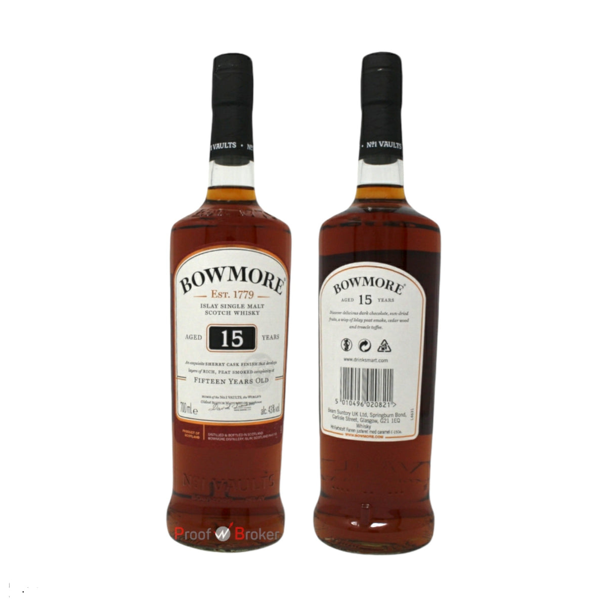 Bowmore 15 Years Islay Single Malt Scotch Whisky 0,7 L
