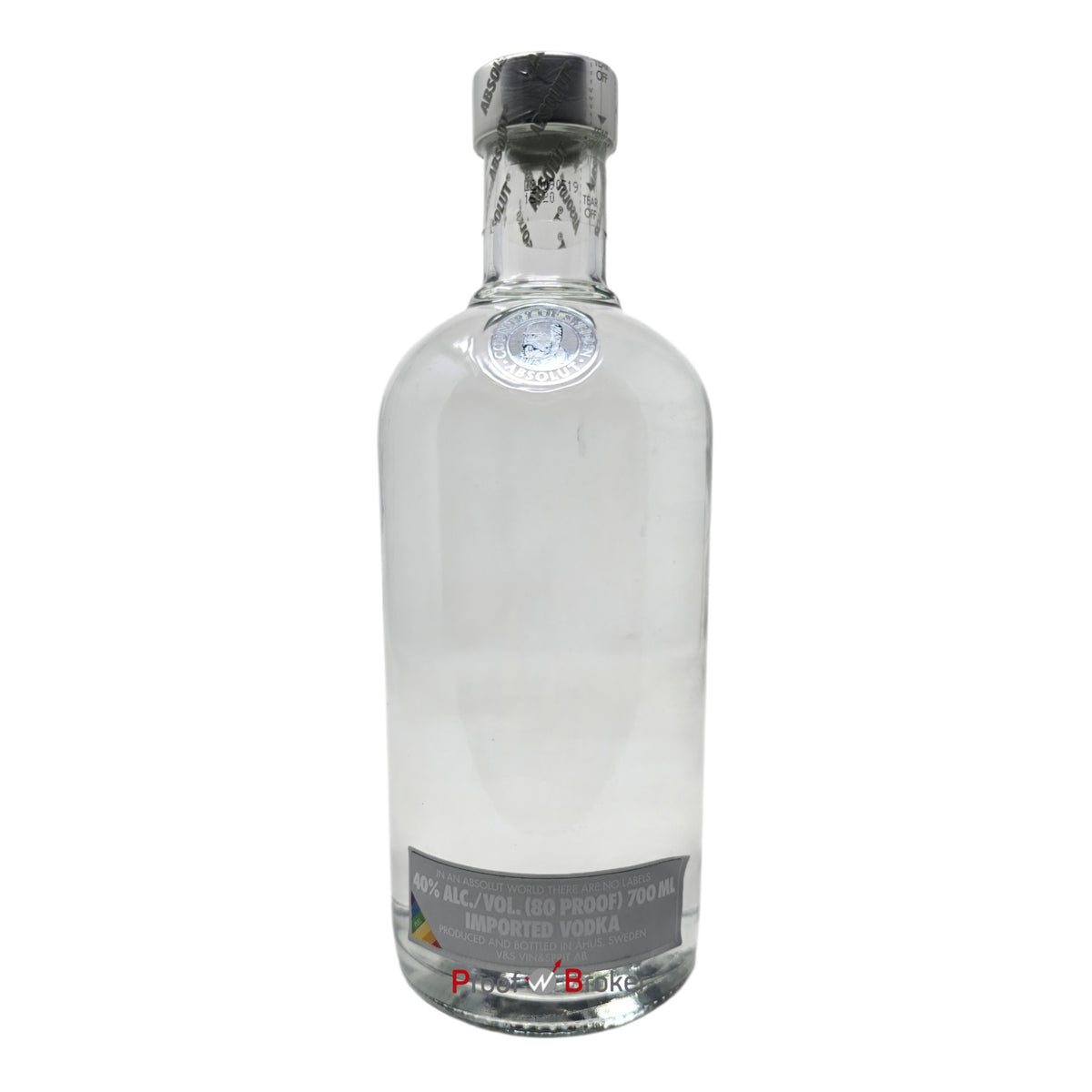 Absolut Vodka No Label Greece Limited Edition 0,7 L