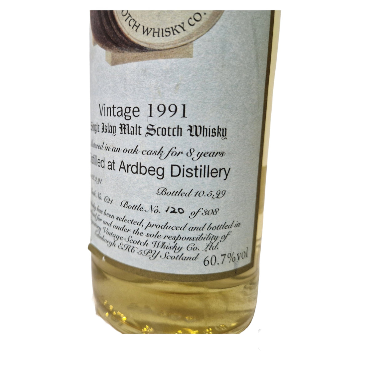 Ardbeg 1991 Signatory Vintage Collection Cask Strength 0,7 L