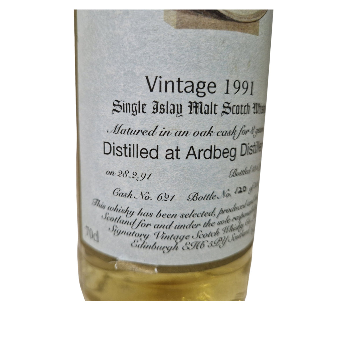Ardbeg 1991 Signatory Vintage Collection Cask Strength 0,7 L