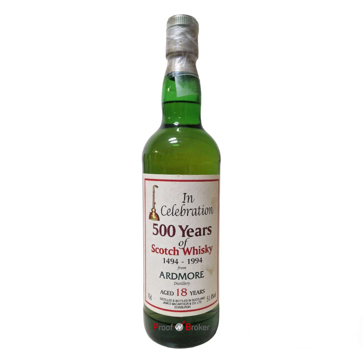 Ardmore 18 Years James MacArthur 500 Years of Scotch 0,7 L