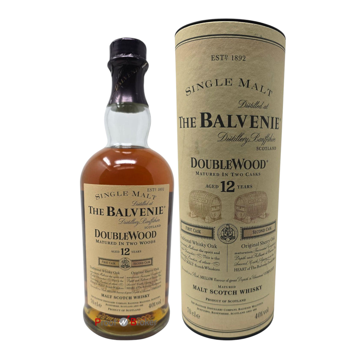 Balvenie 12 Years Double Wood Old Label 0,7 L