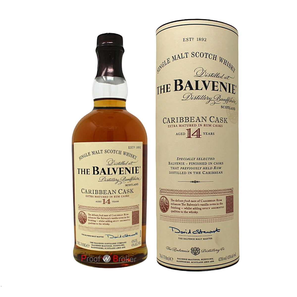 Balvenie 14 Years Carribean Cask 0,7 L