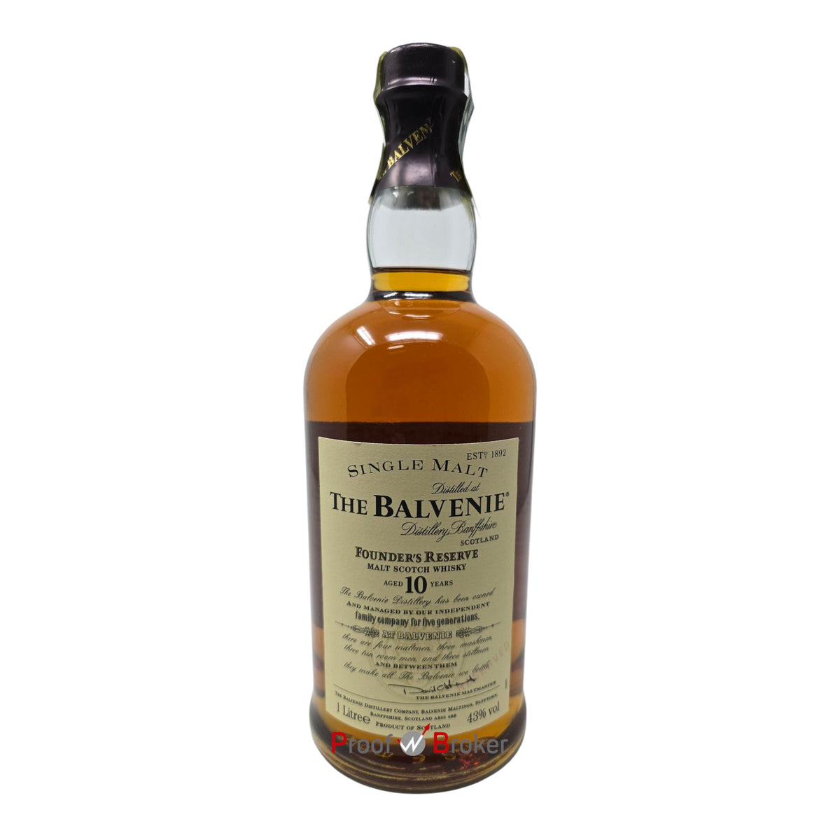 Balvenie Founders Reserve 10 Years Old Bottling 1,0 L