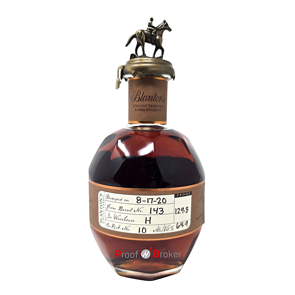 Blanton's Straight From The Barrel Bottled 2020 0,7 L