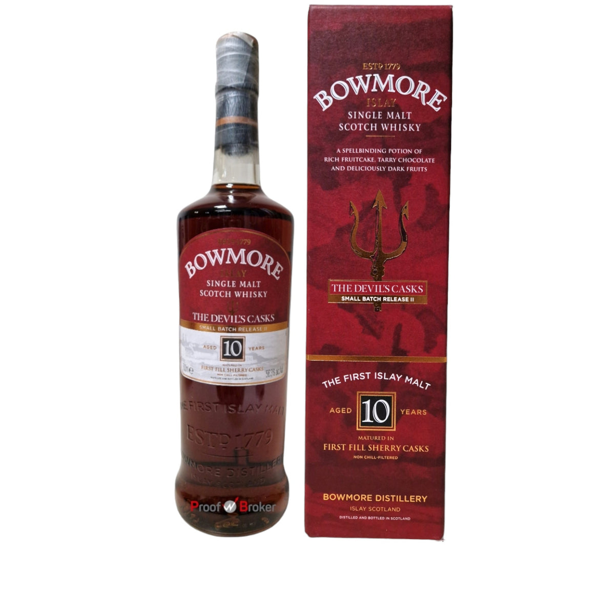 Bowmore 10 Year Old The Devil&#39;s Casks Batch II 0,7 L