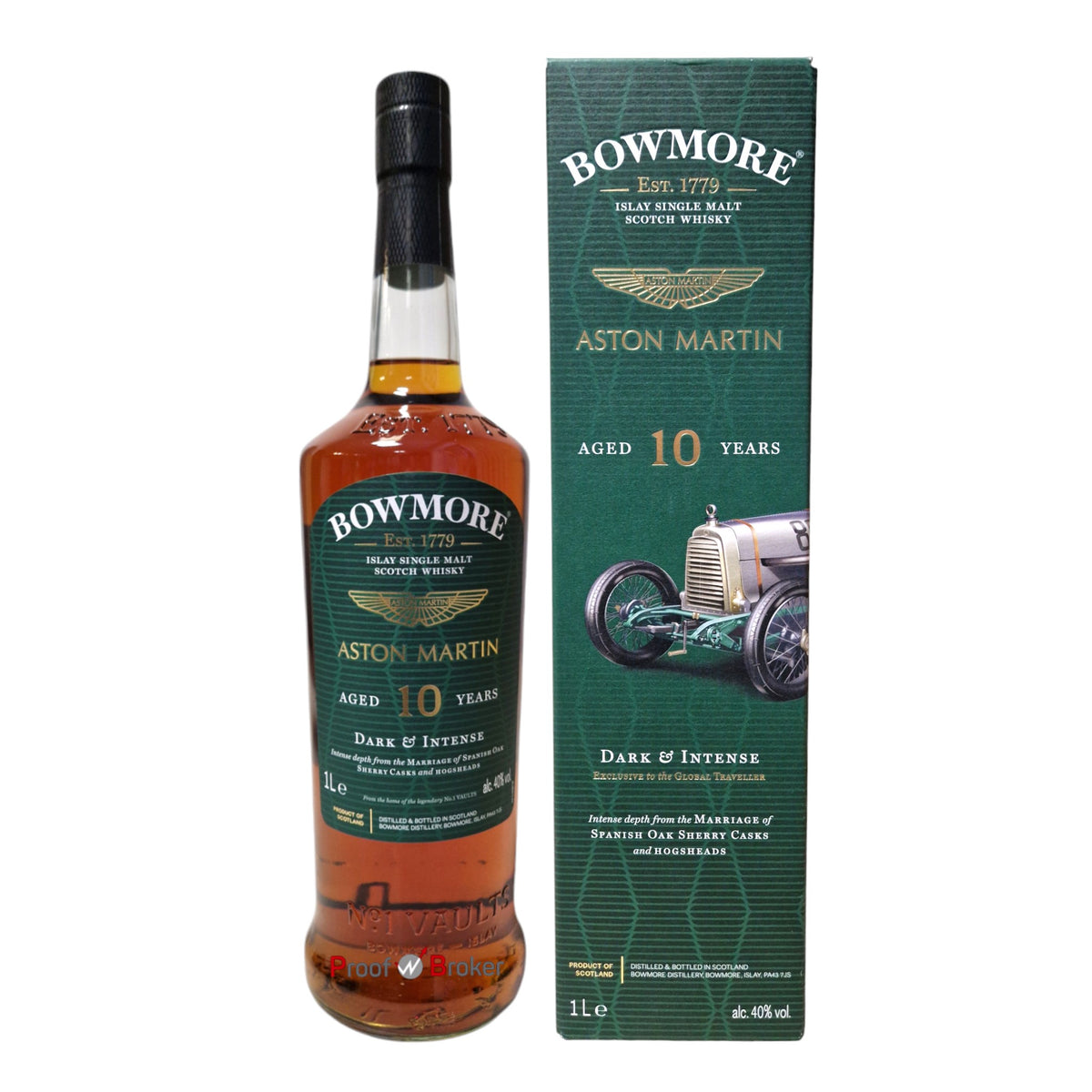Bowmore 10 Years Aston Martin Dark & Intense 1,0 L