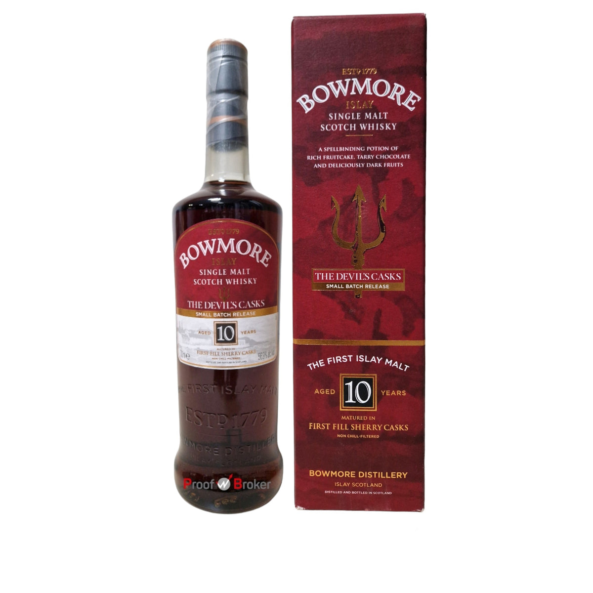 Bowmore 10 Years Old The Devil&#39;s Casks Batch I 0,7 L