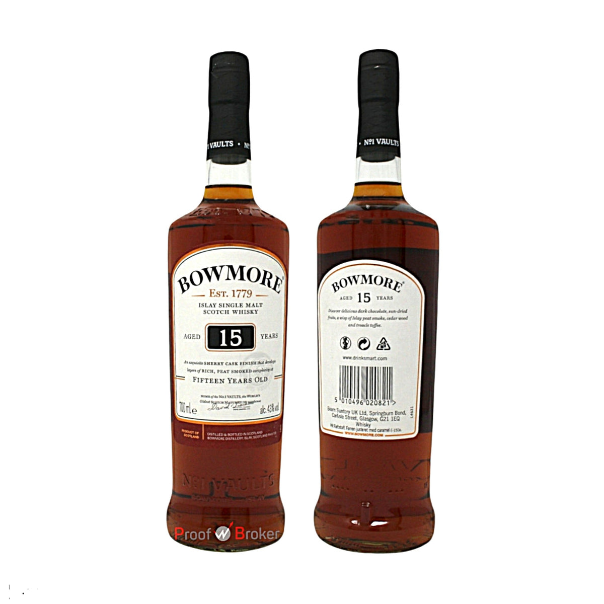 Bowmore 15 Years Islay Single Malt Scotch Whisky 0,7 L