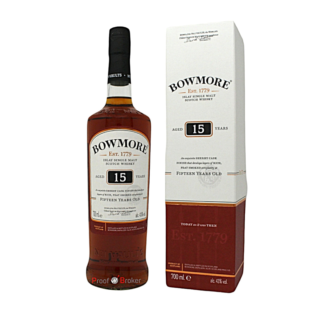 Bowmore 15 Years Islay Single Malt Scotch Whisky 0,7 L