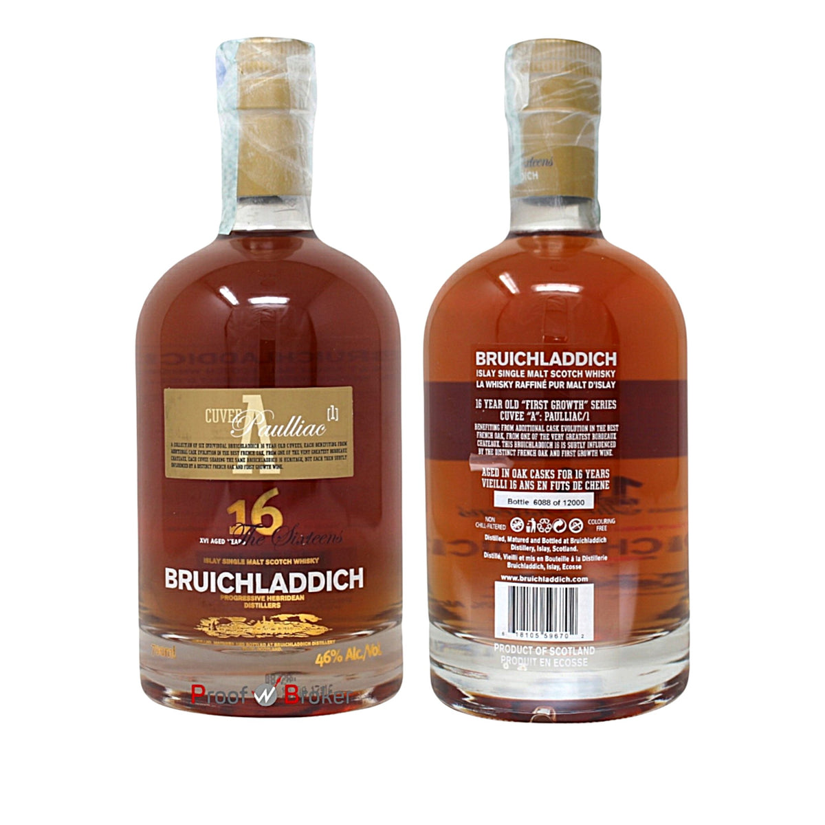 Bruichladdich 16 Years First Growth Cuvee A Paulliac 0,7 L