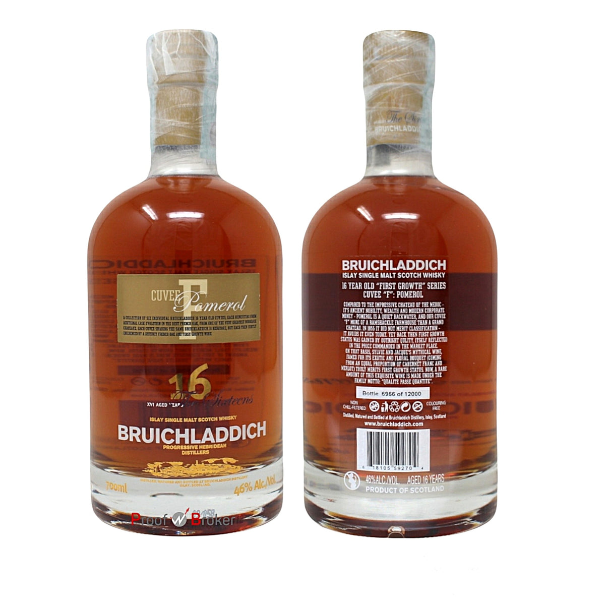 Bruichladdich 16 Years First Growth Cuvee F Pomerol 0,7 L