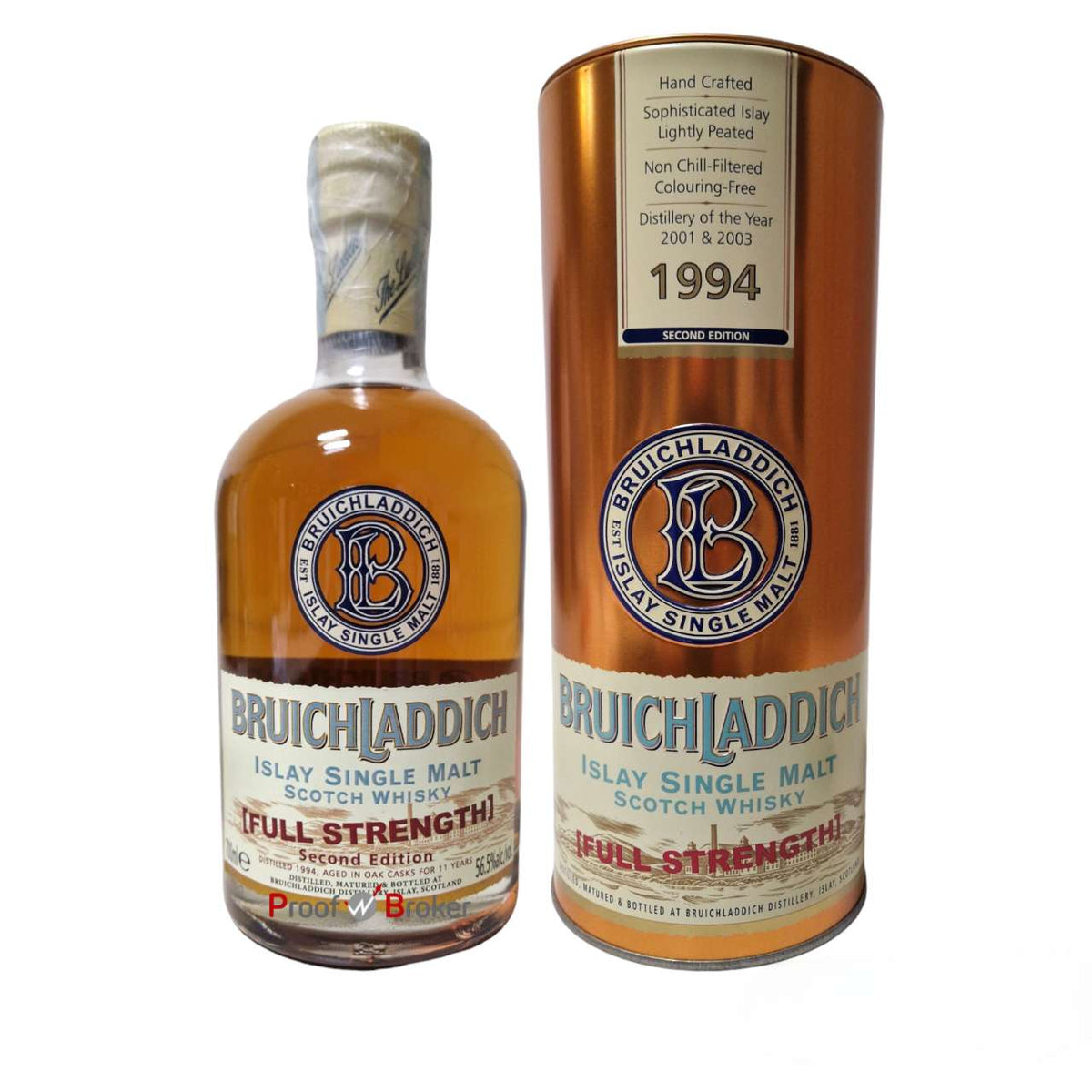 Bruichladdich 1994 Full Strength Second Edition 0,7 L