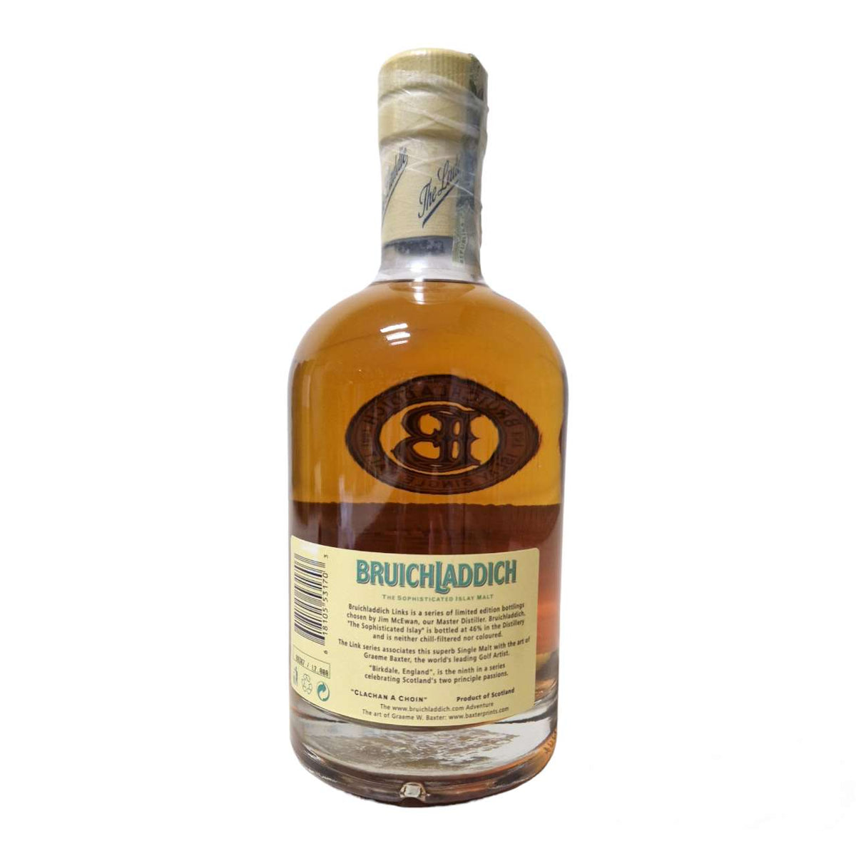 Bruichladdich Links Birkdale 15 Years Old 0,7 L