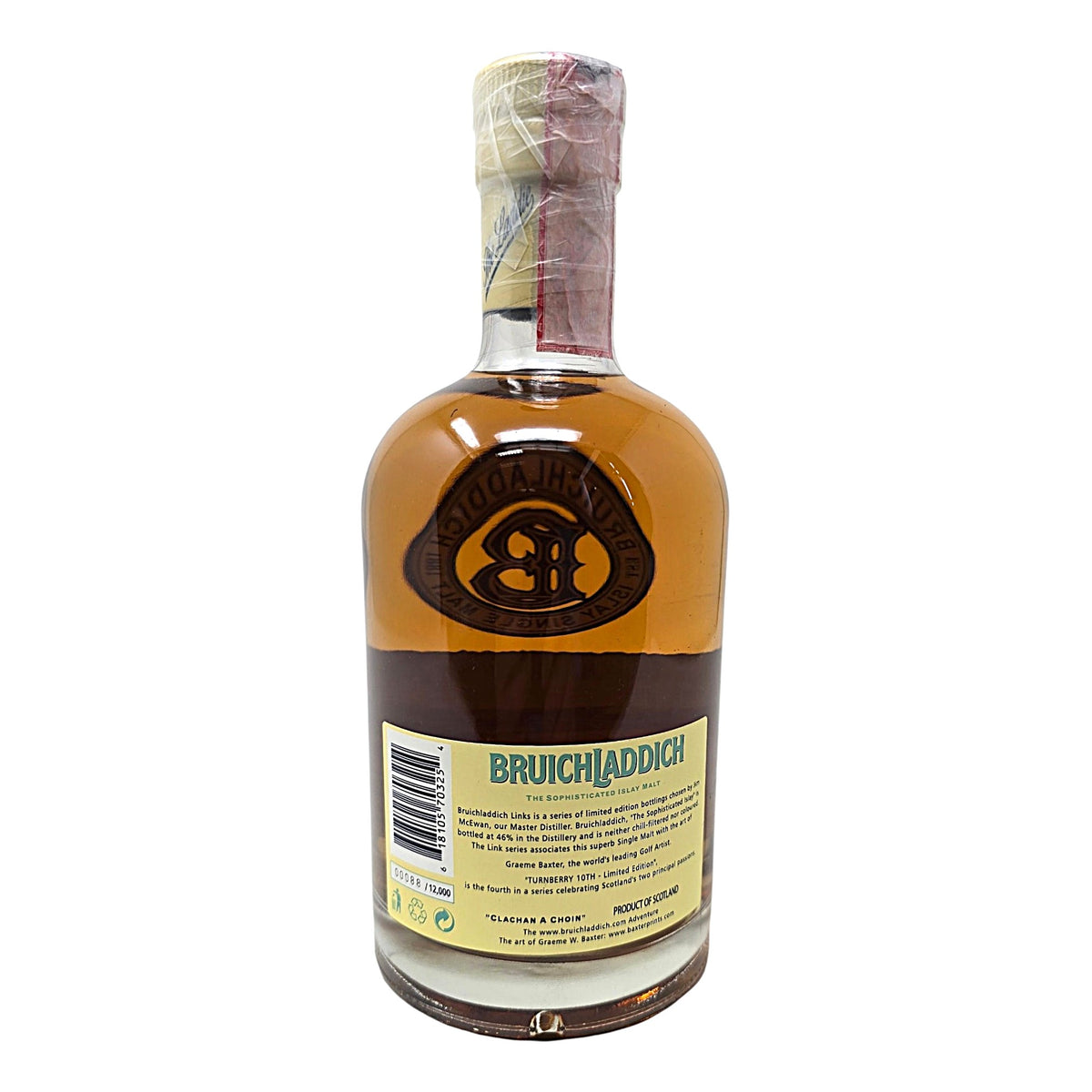 Bruichladdich Links Turnberry 10Th Bottle No.(88) 14 Years Old 0,7 L