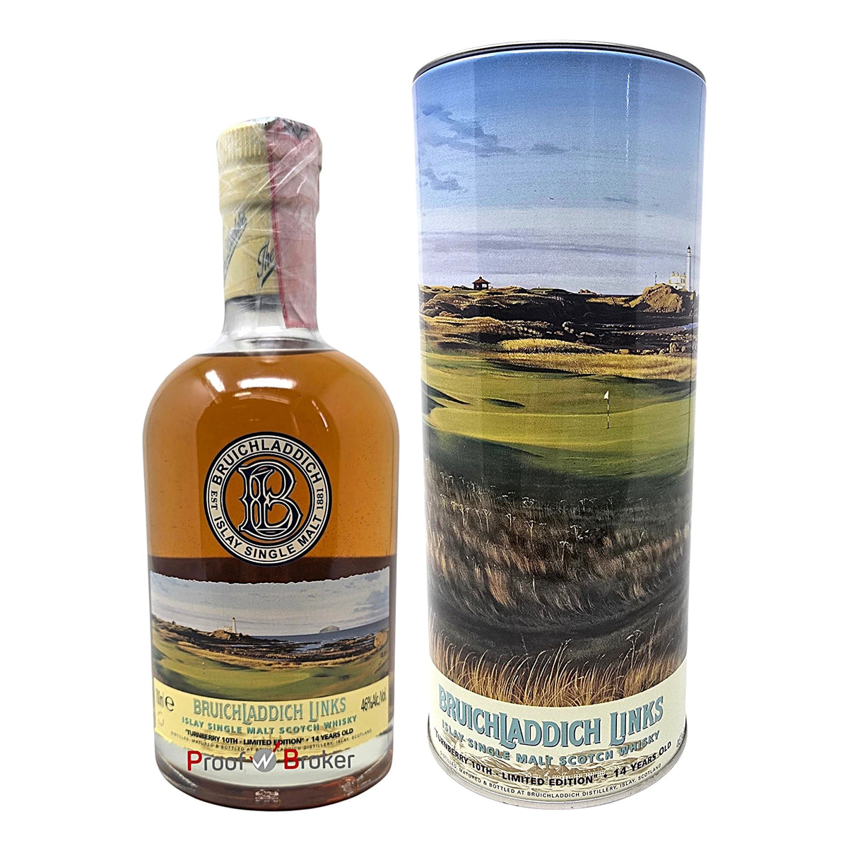 Bruichladdich Links Turnberry 10Th Bottle No.(91) 14 Years Old 0,7 L