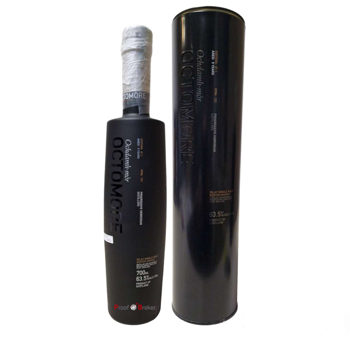 Bruichladdich Octomore 01.1 First Edition 5 Years 131 PPM 0,7 L