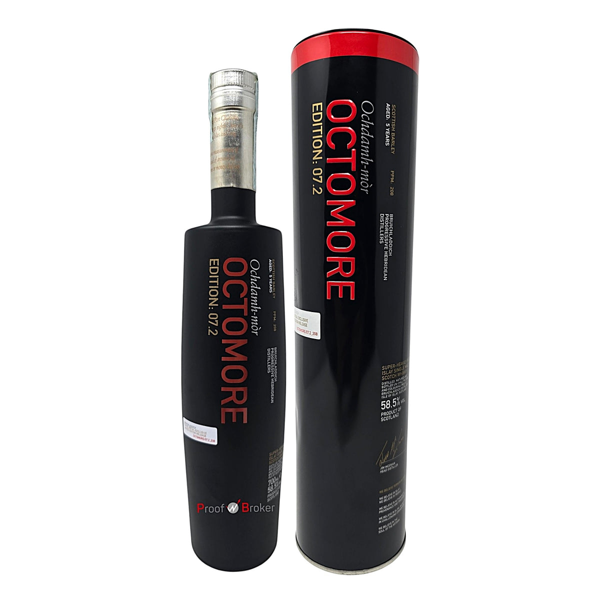 Bruichladdich Octomore 07.2 Scottish Barley 5 Years 208 PPM 0,7 L