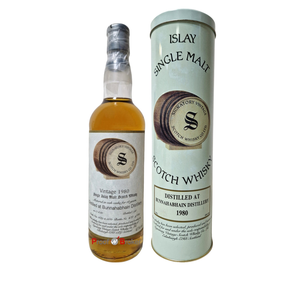 Bunnahabhain 1980 Signatory Vintage 18 Years 0,7 L