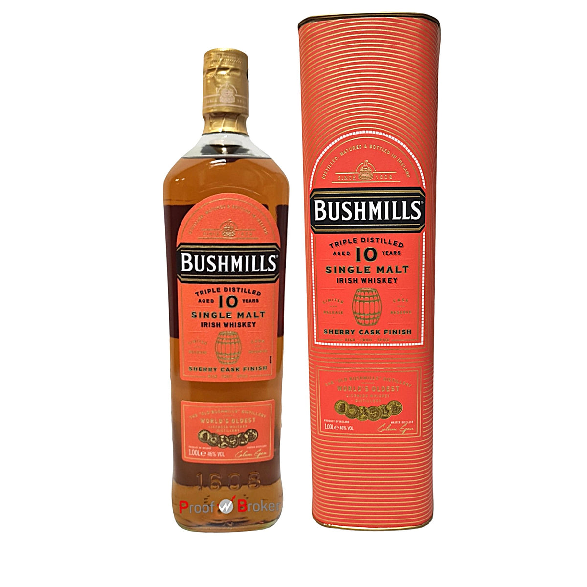 Bushmills 10 Years Sherry Cask Finish 1,0 L