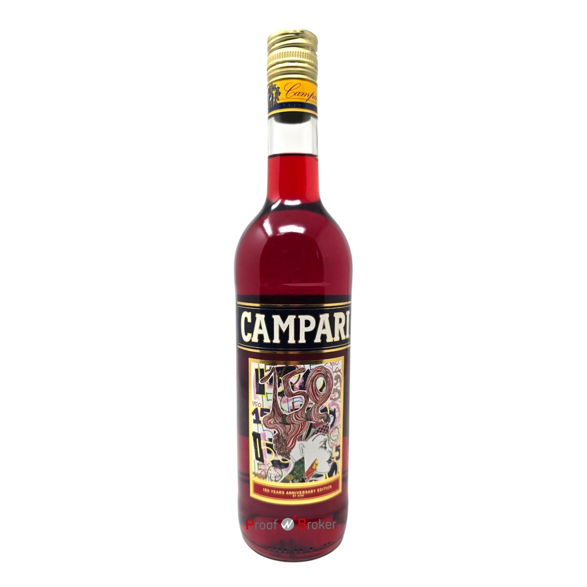 Campari Bitter Aperitif 150 Years Anniversary Edition By Avaf 0,7 L