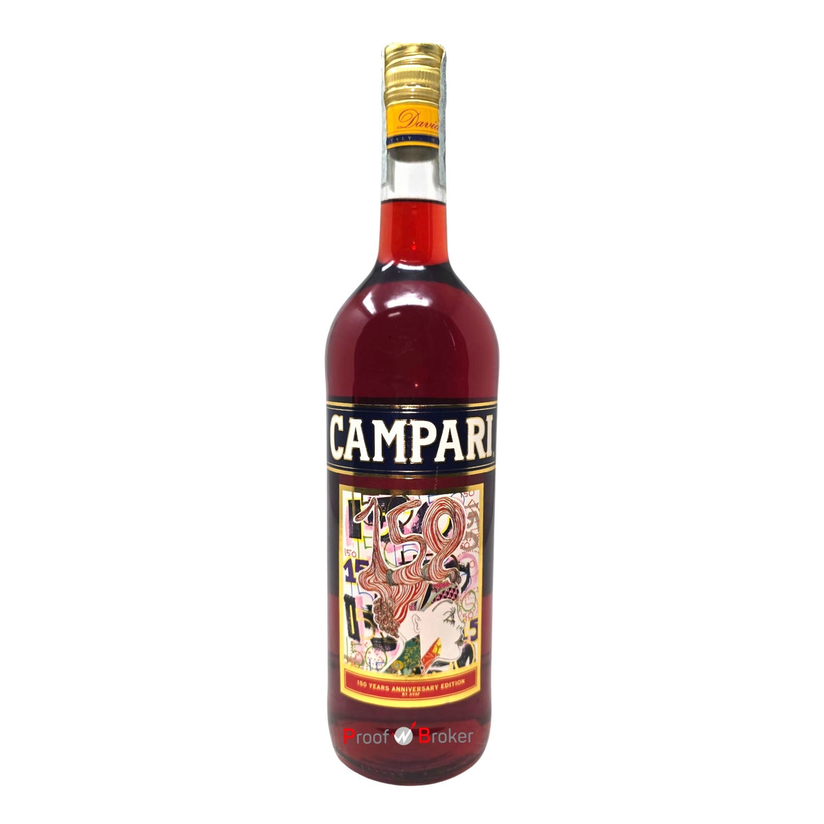 Campari Bitter Aperitif 150 Years Anniversary Edition By Avaf 1,0 L