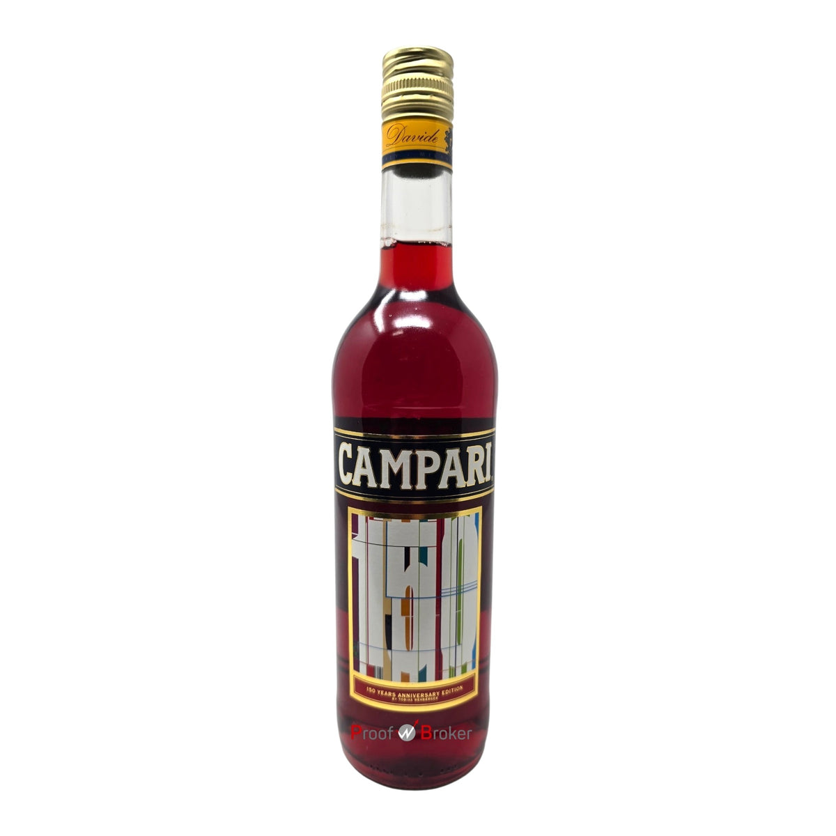 Campari Bitter Aperitif 150 Years Anniversary Edition By Tobias Rehberger 0,7 L