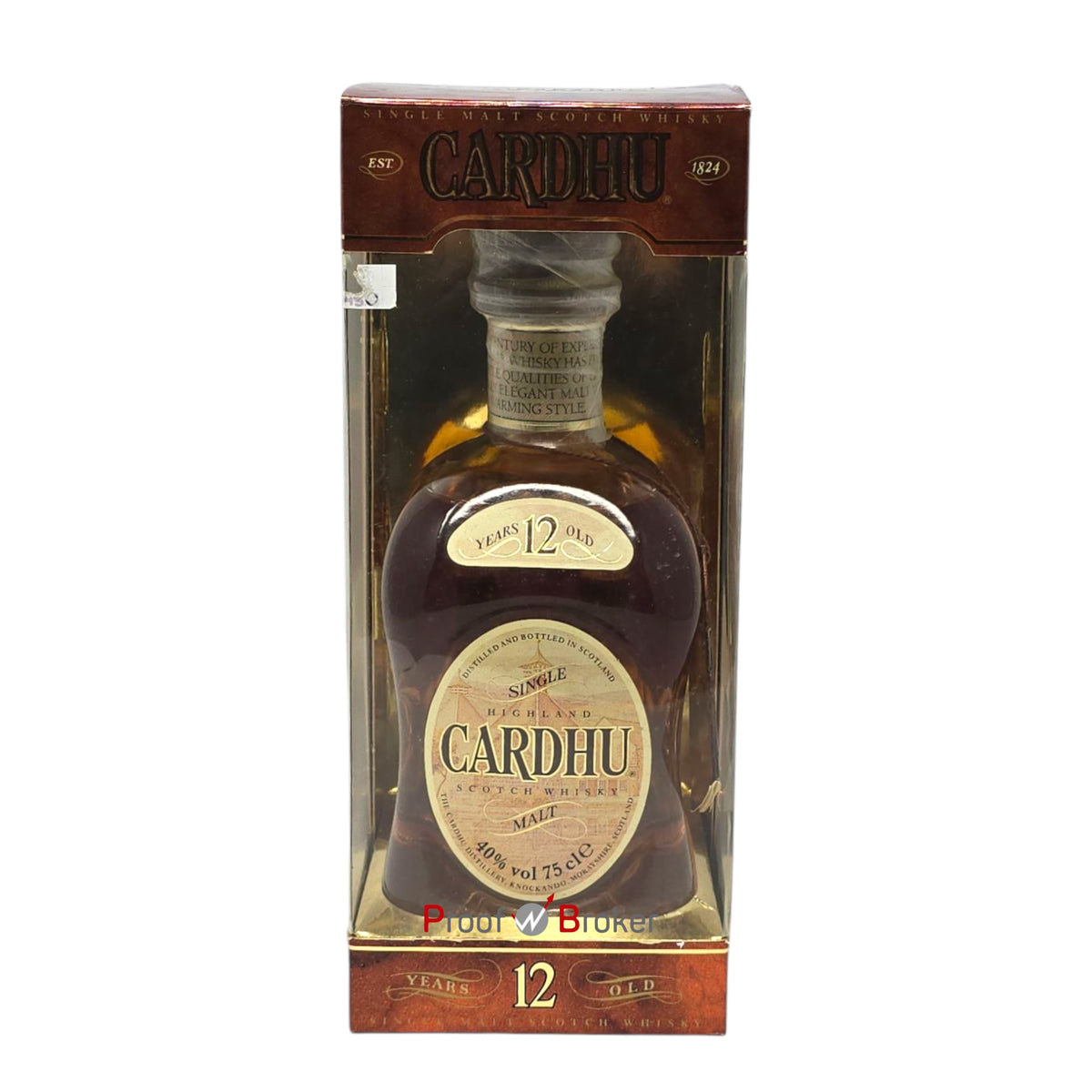 Cardhu 12 Years Old Bottling 1980s 0,75 L
