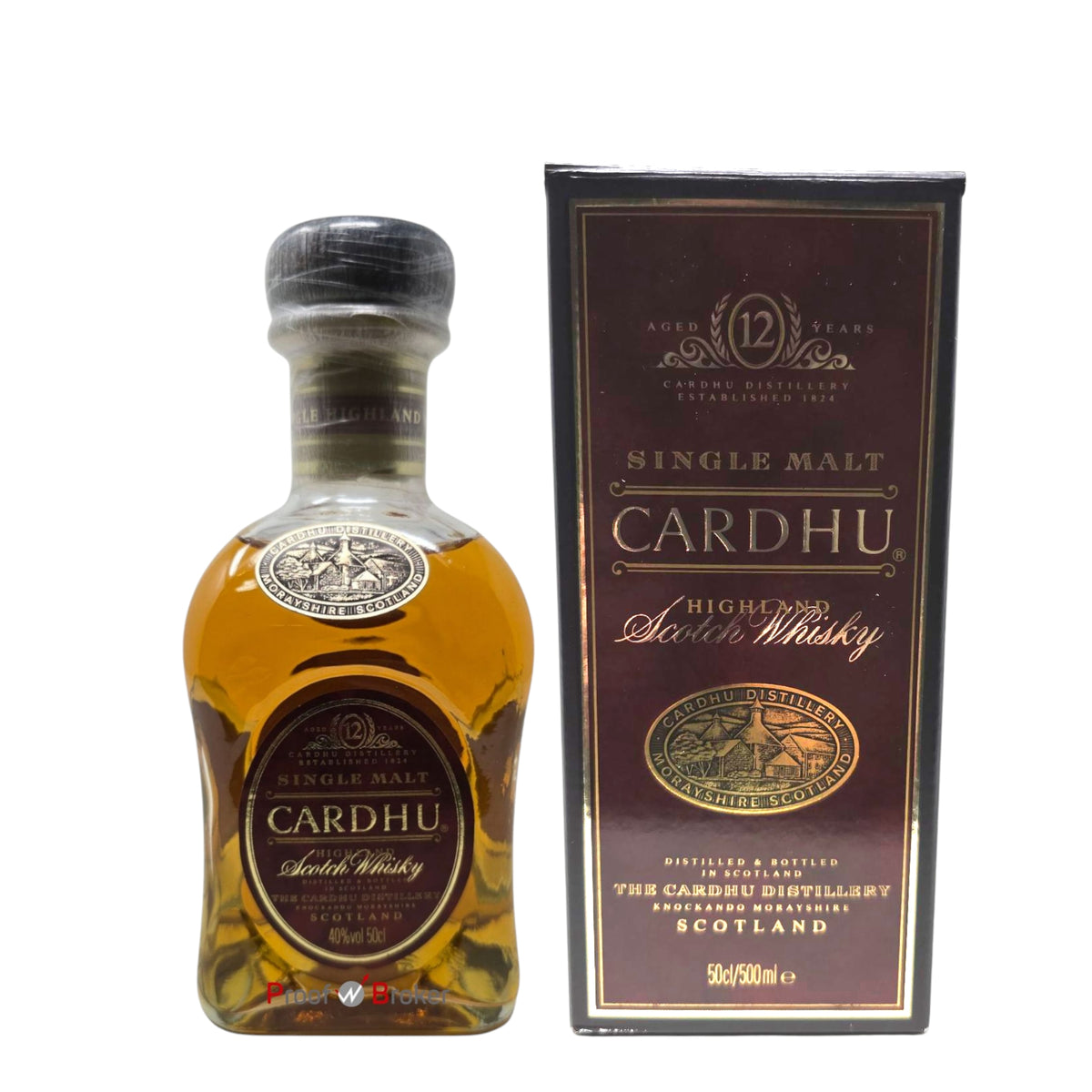Cardhu 12 Years Old Bottling 1990s 0,5 L