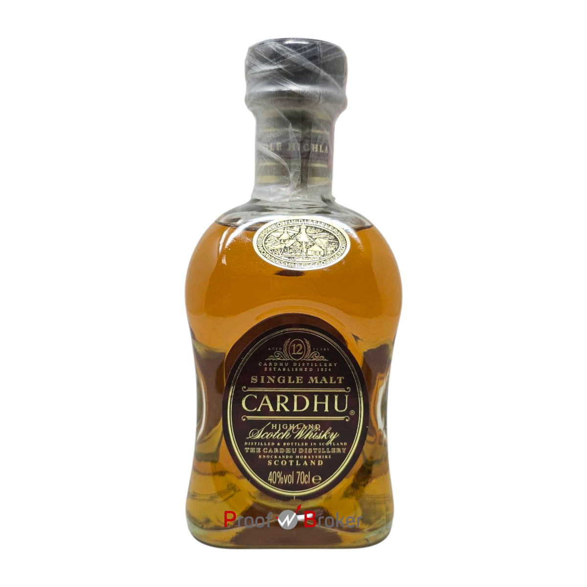 Cardhu 12 Years Single Malt Scotch Whisky Old Label 0,7 L