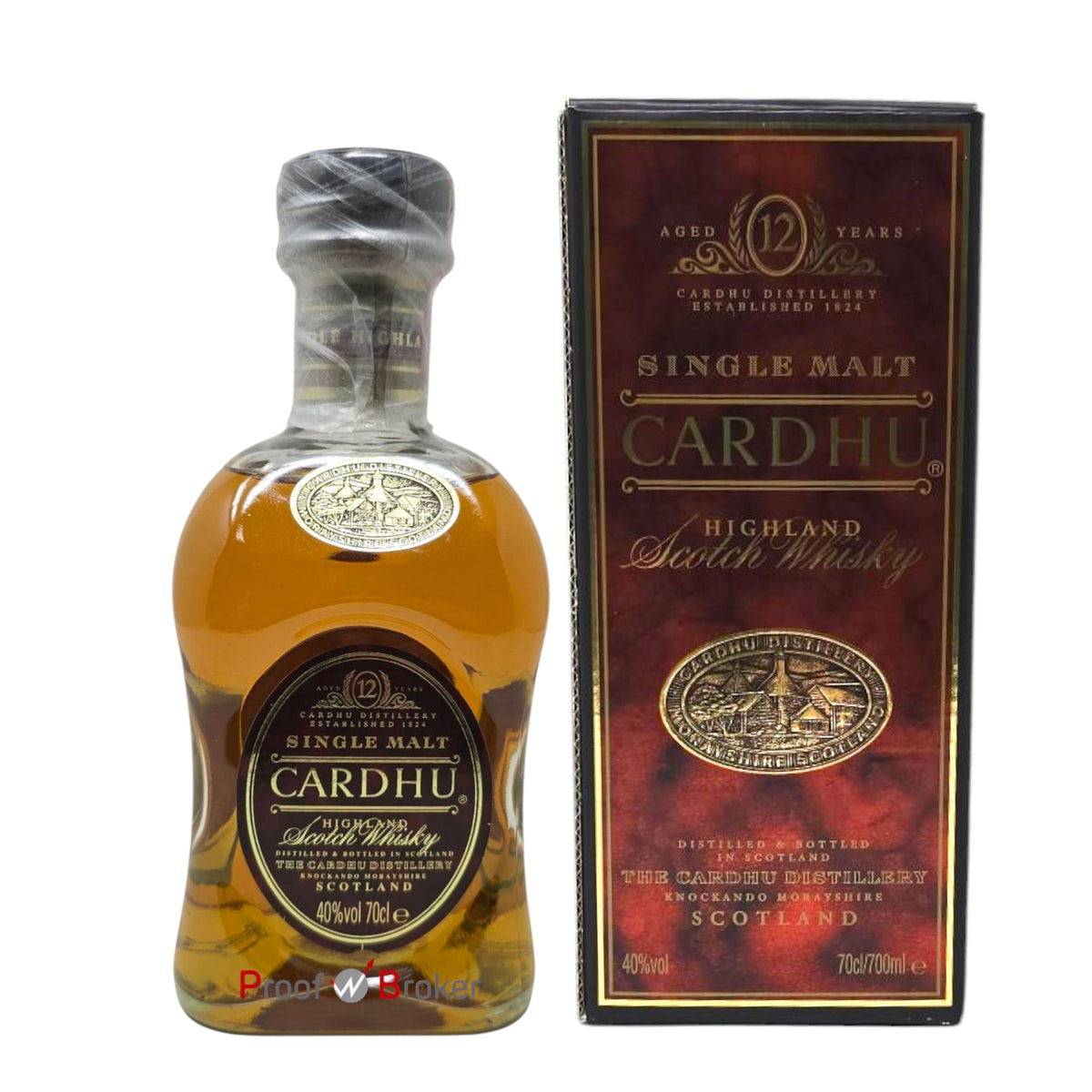 Cardhu 12 Years Single Malt Scotch Whisky Old Label 0,7 L