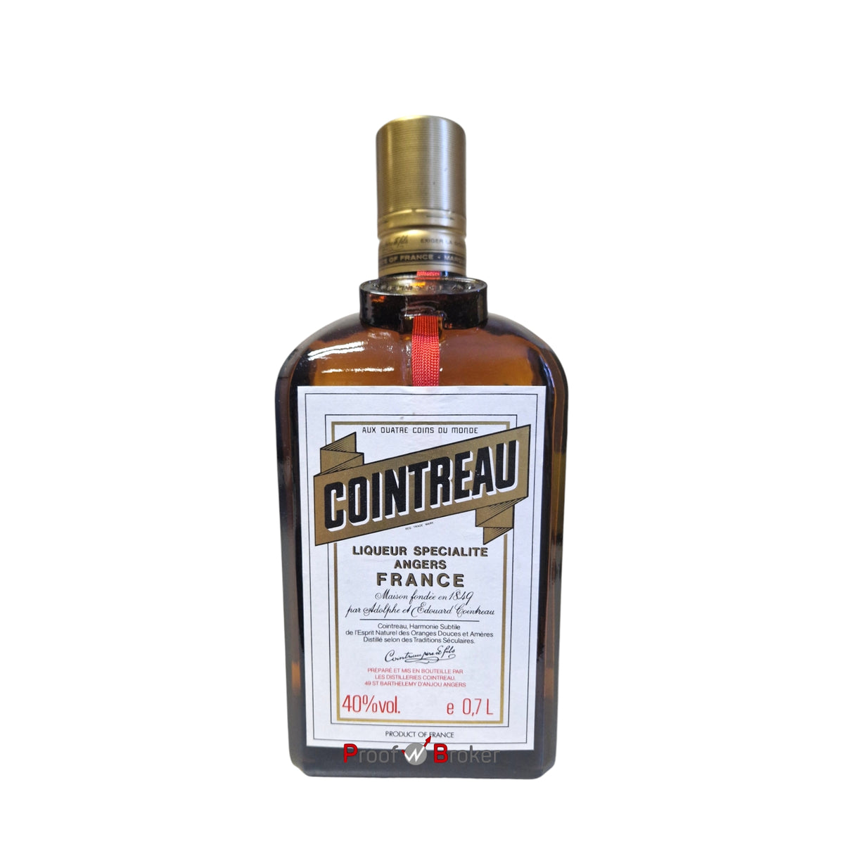 Cointreau Liqueur Specialite Angers France Bottled 1980s 0,7 L