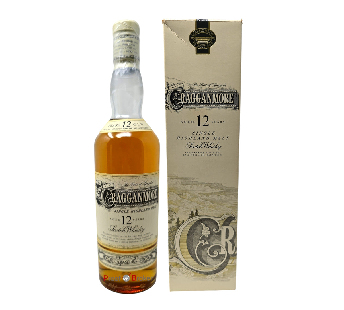 Cragganmore 12 Years Old Bottling 1990s 0,7 L