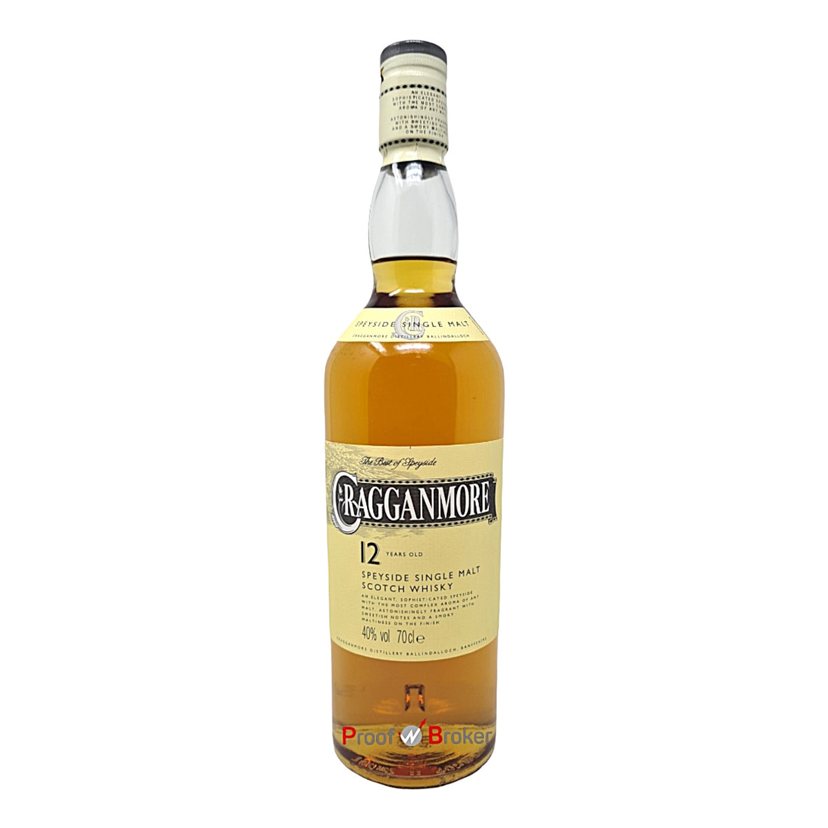 Cragganmore 12 Years Single Malt Whisky 0,7 L