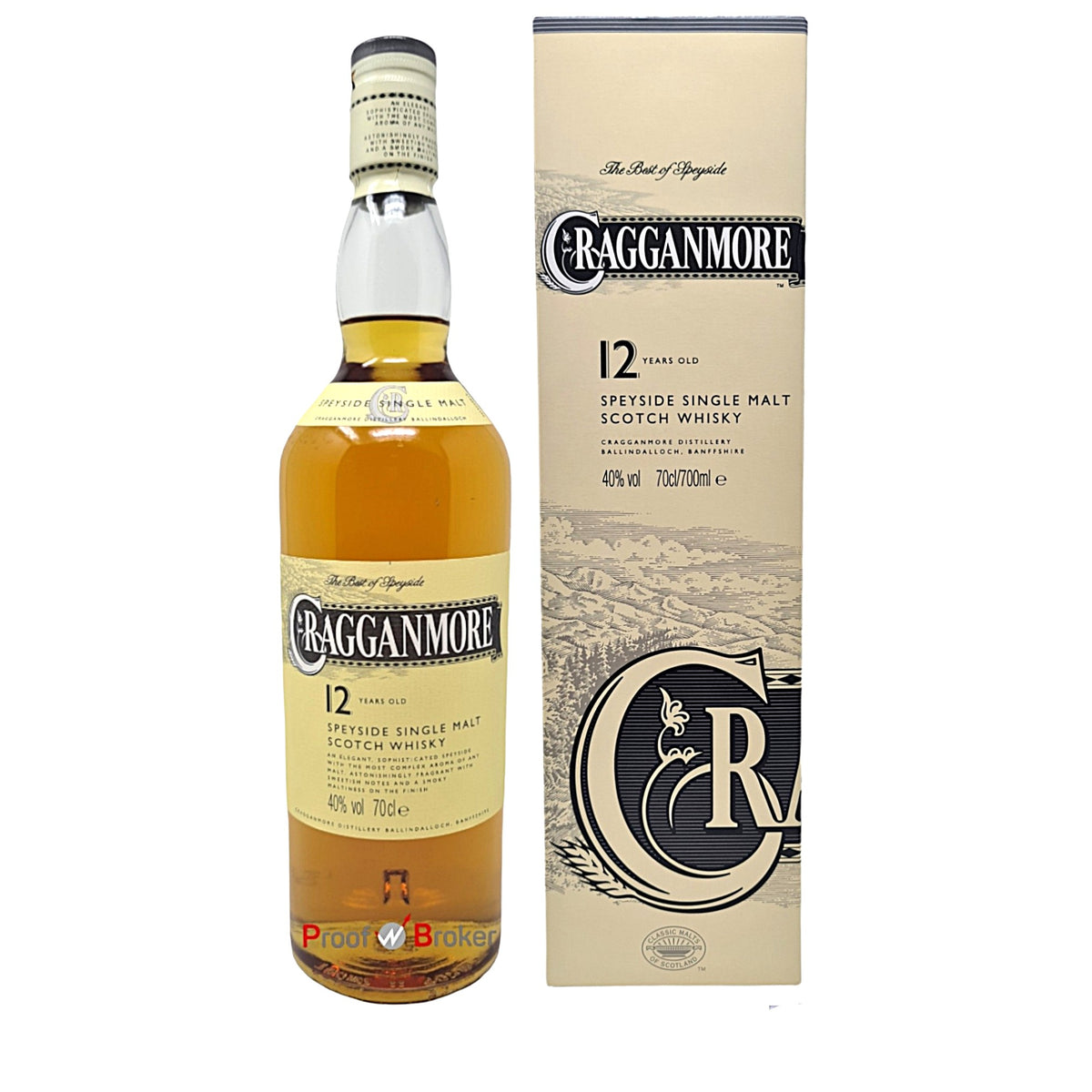 Cragganmore 12 Years Single Malt Whisky 0,7 L