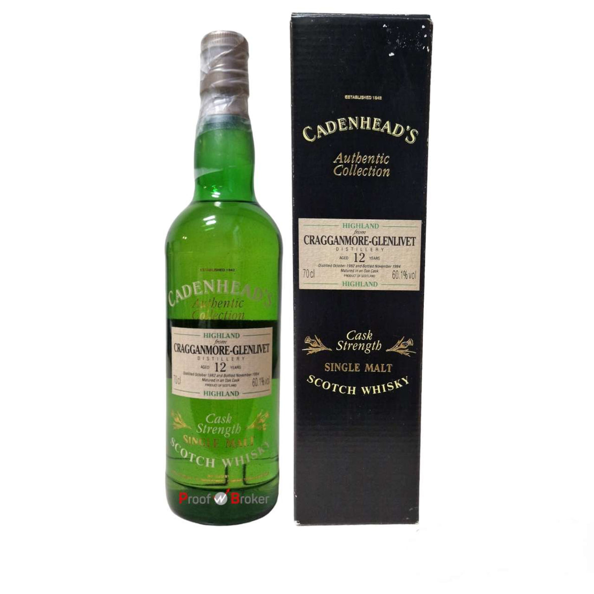 Cragganmore - Glenlivet 1982 Cadenhead's Authentic Collection 0,7 L