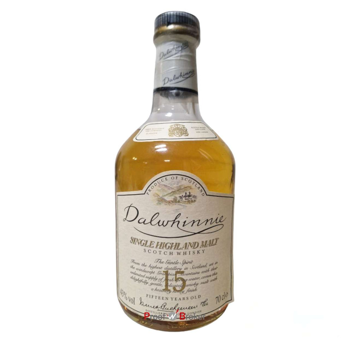 Dalwhinnie 15 Years The Gentle Spirit Bottling 1990s 0,7 L