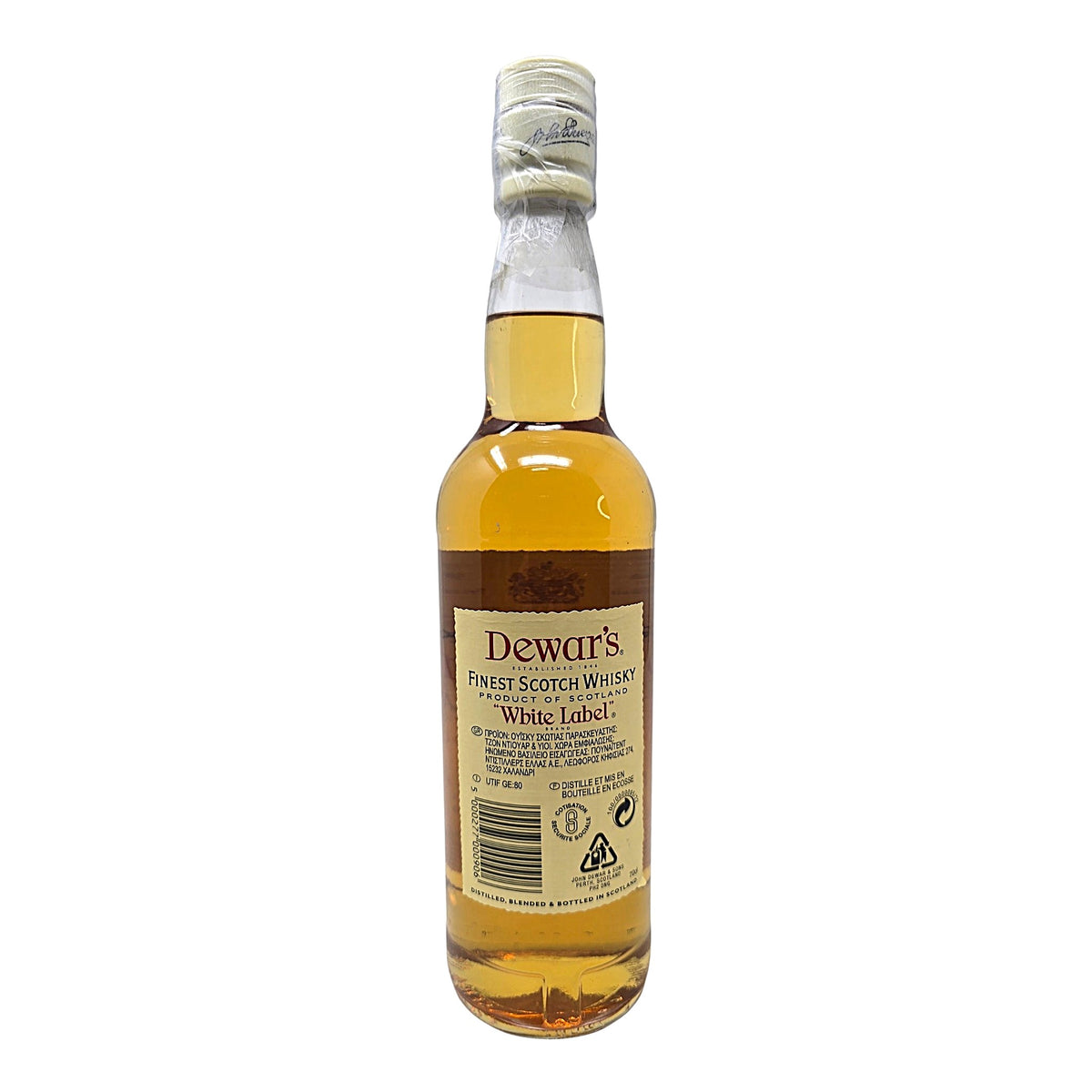 Dewars White Label Finest Scotch Whisky Old Label 0,7 L