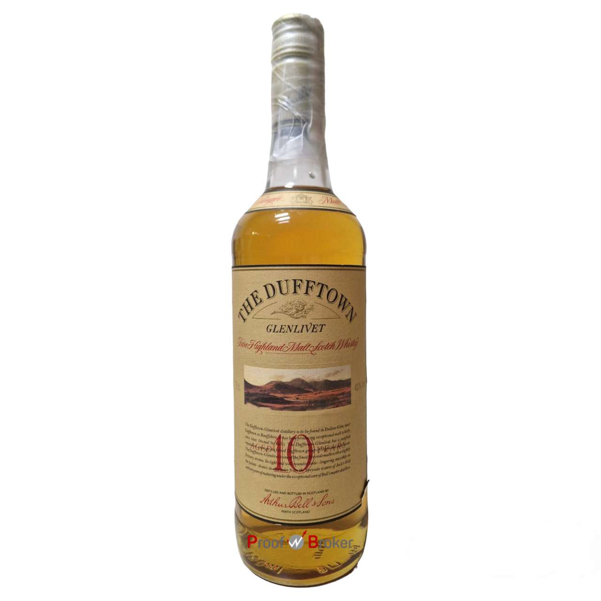 Dufftown Glenlivet 10 Year Old 1980s 0,75 L