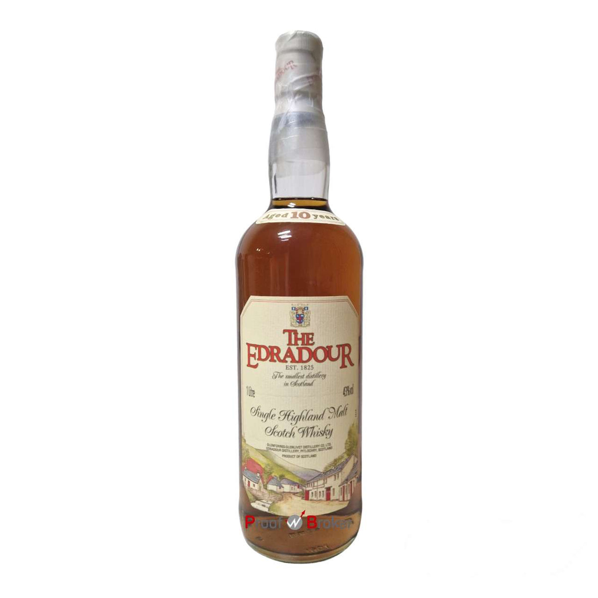 Edradour 10 Years Old Label 1,0 L