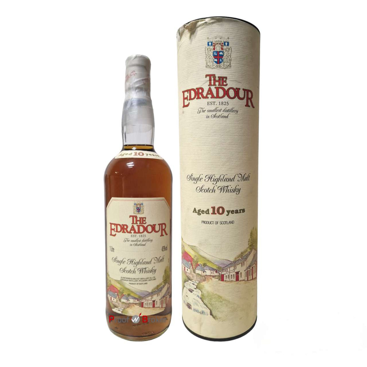 Edradour 10 Years Old Label 1,0 L