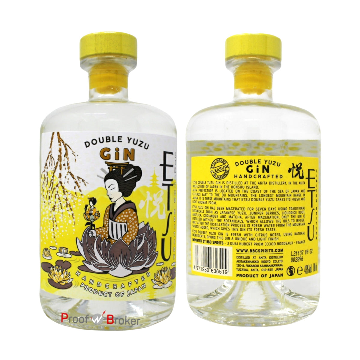 Etsu Double Yuzu Gin 0,7 L