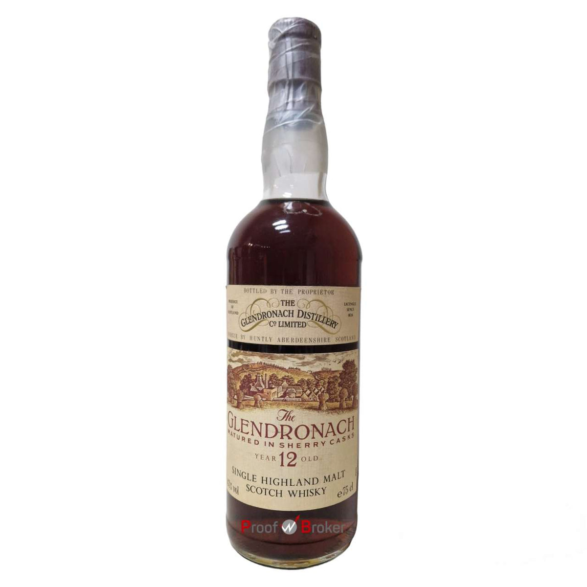 Glendronach 12 Year Old Sherry Casks 1980s 0,75 L