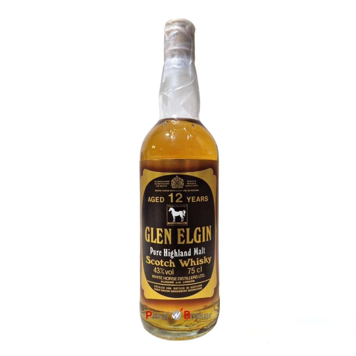 Glen Elgin 12 Years Pure Highland Malt 1980's Bottling 0,75 L