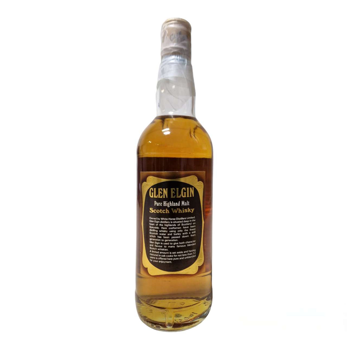 Glen Elgin 12 Years Pure Highland Malt 1980's Bottling 0,75 L