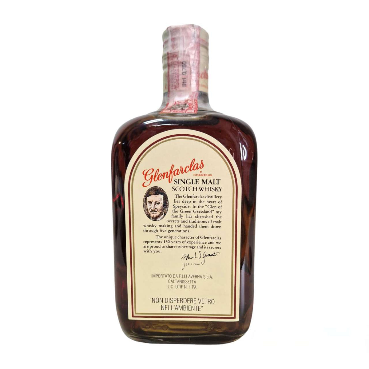 Glenfarclas 15 Year Old 1980s Averna Import 0,75 L