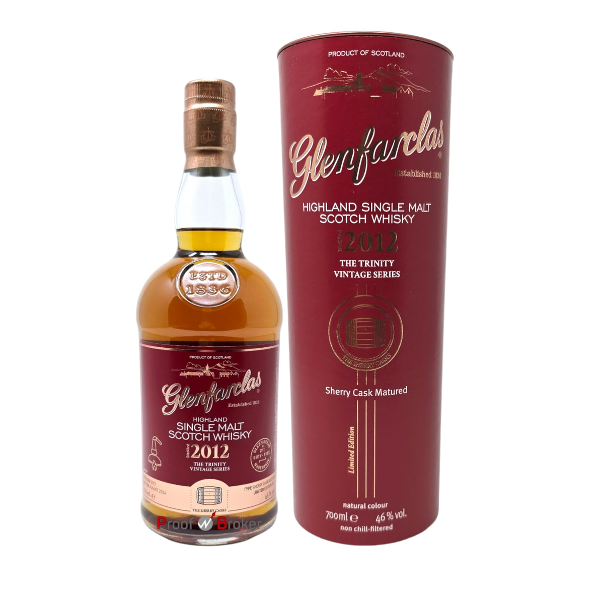 Glenfarclas 2012 Sherry Cask The Trinity Vintage Series 0,7 L