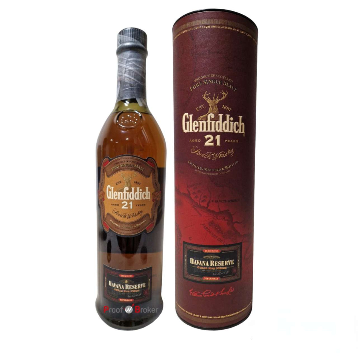 Glenfiddich 21 Years Havana Reserve Cuban Rum Finish 0,7 L